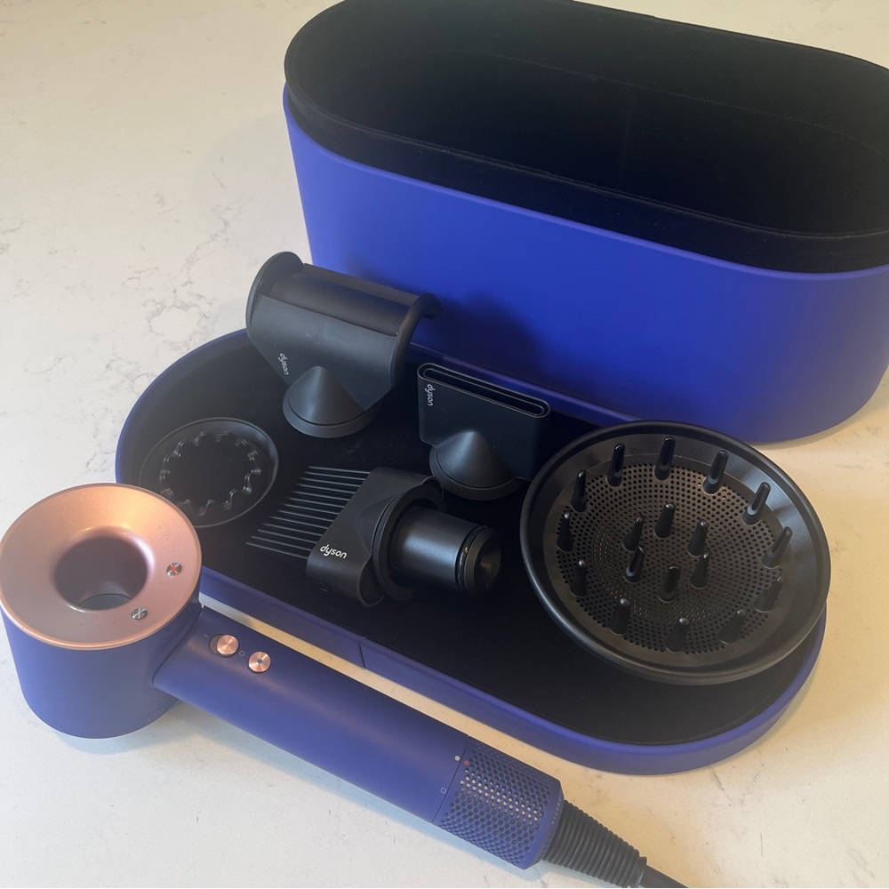 EUC Limited Edition Dyson Supersonic Hair Dryer Vinca Blue/Rose